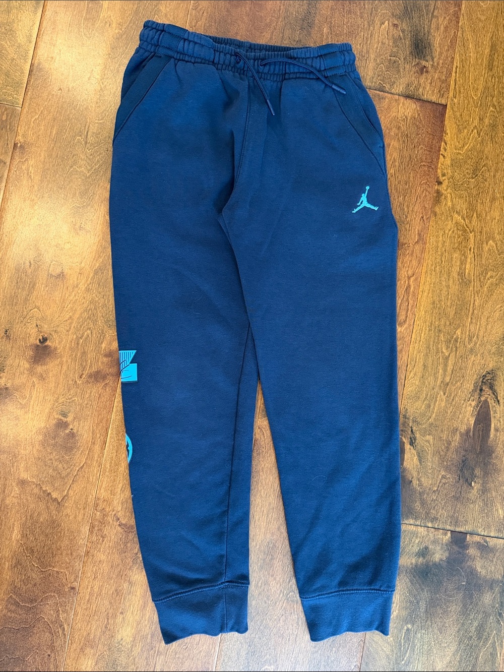 Jordan Kids' Navy Blue Jumpman Logo Jogger Pants